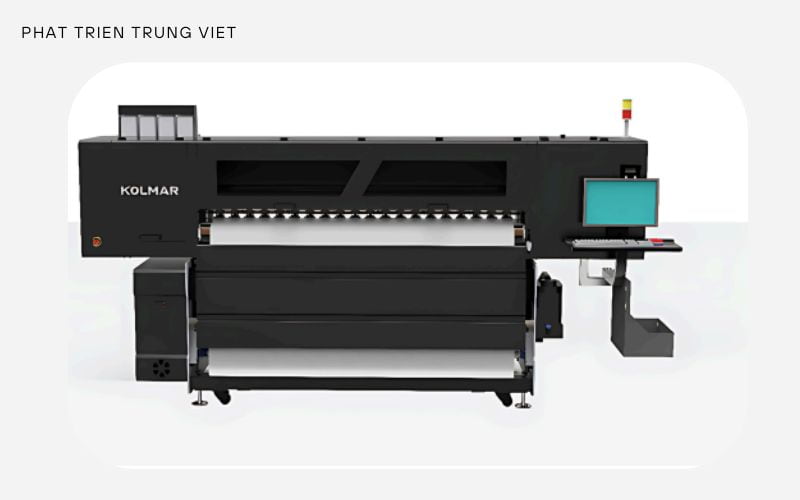 Máy in chuyển nhiệt lên vải đang được sử dụng rộng rãi